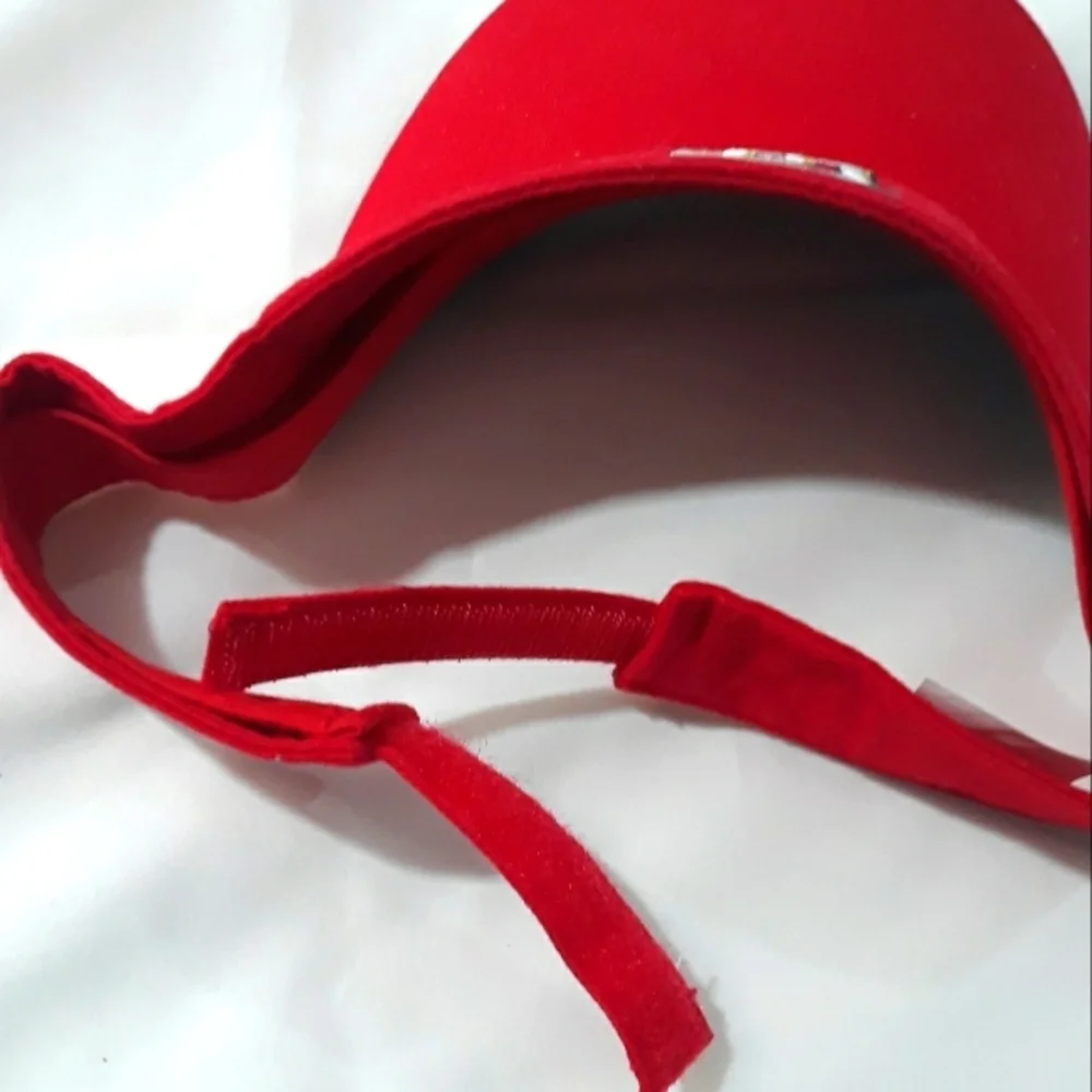 Vintage  Red DC Visor Cap New Unisex Size One Hat